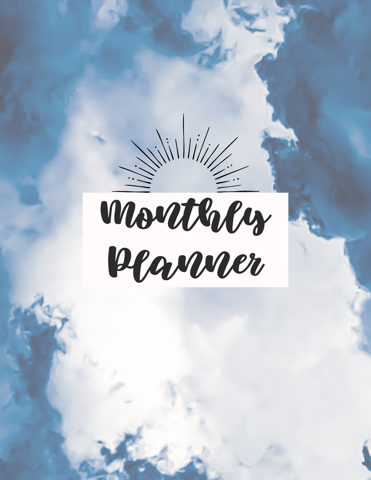Digital Monthly Planner