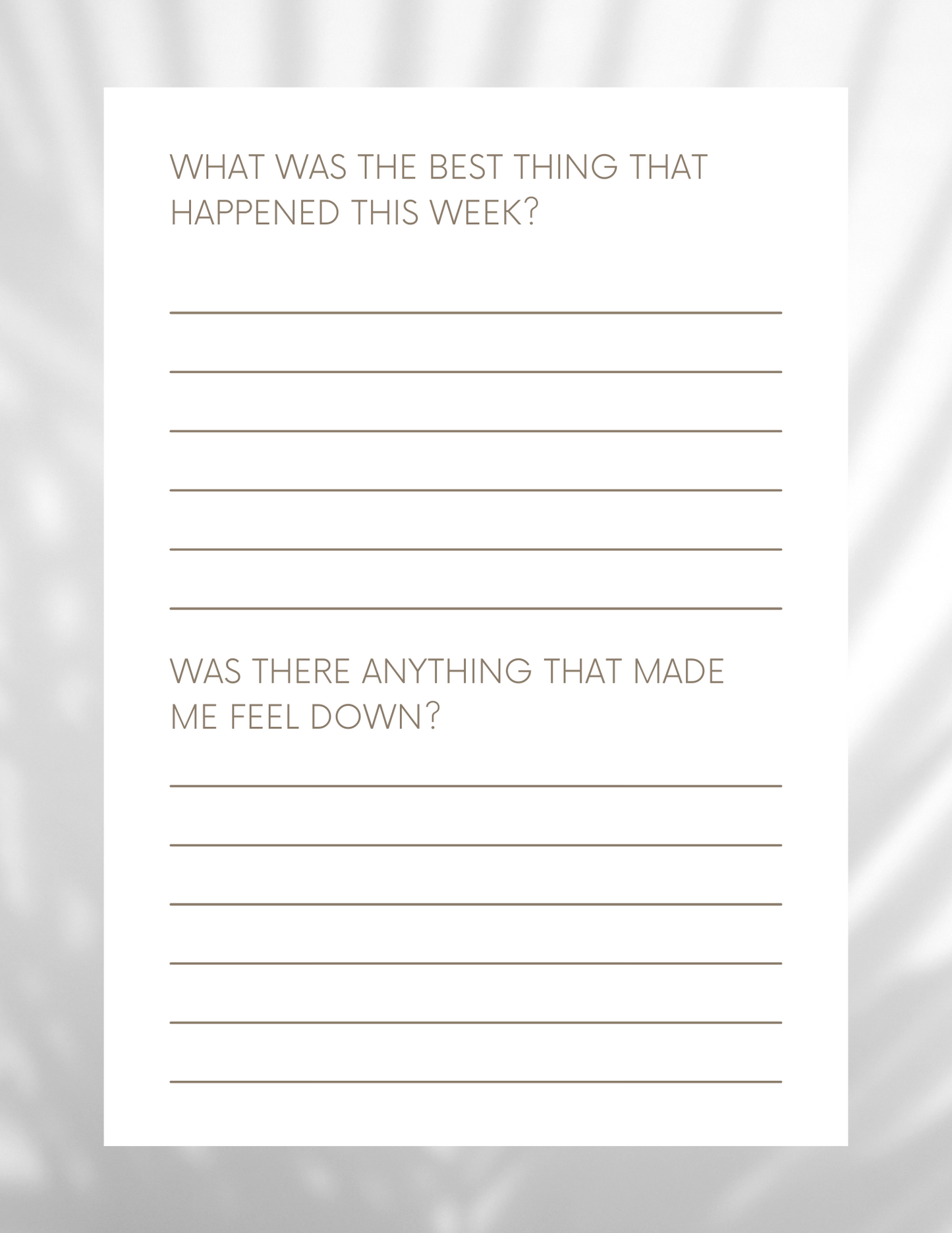 Digital Self Discovery Journal