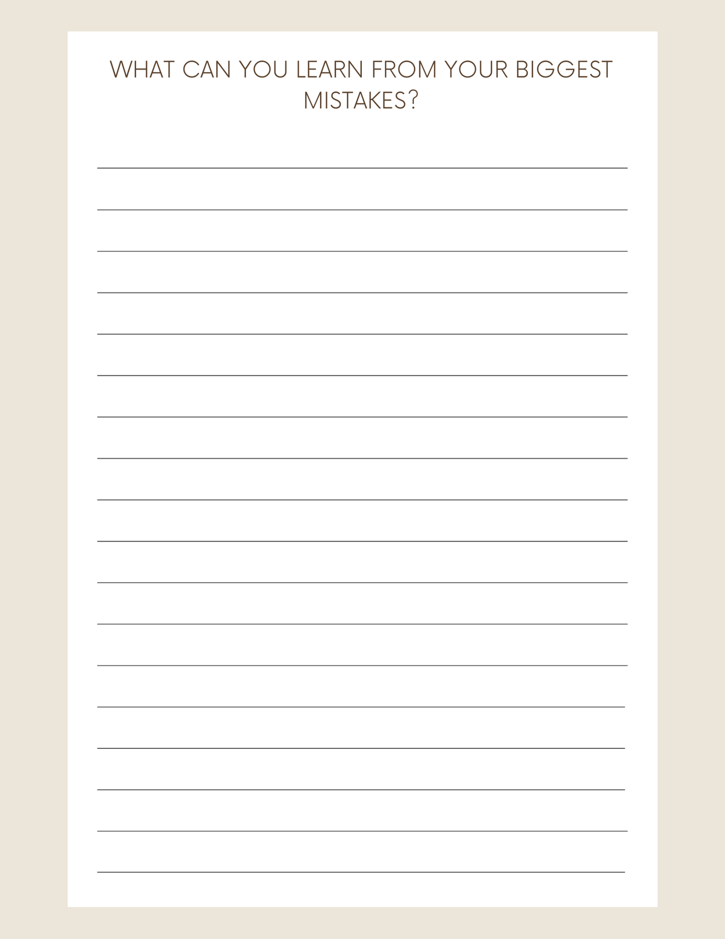 Digital Self Discovery Journal