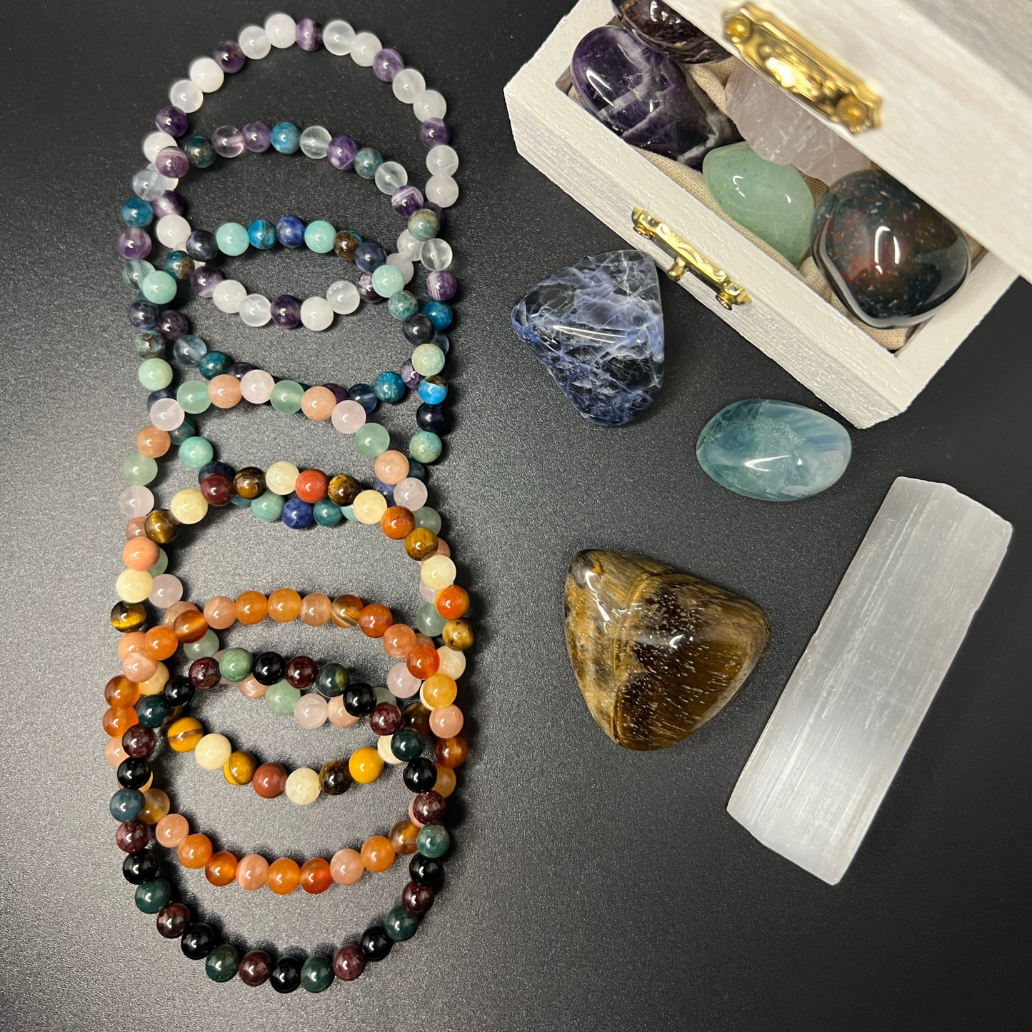 7 Chakra Bracelet Set